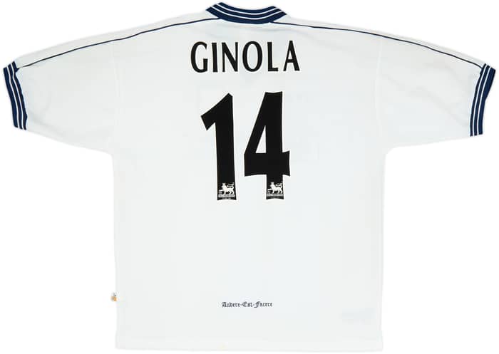 1997-99 Tottenham Home Shirt Ginola #14 - 8/10 - (XL)