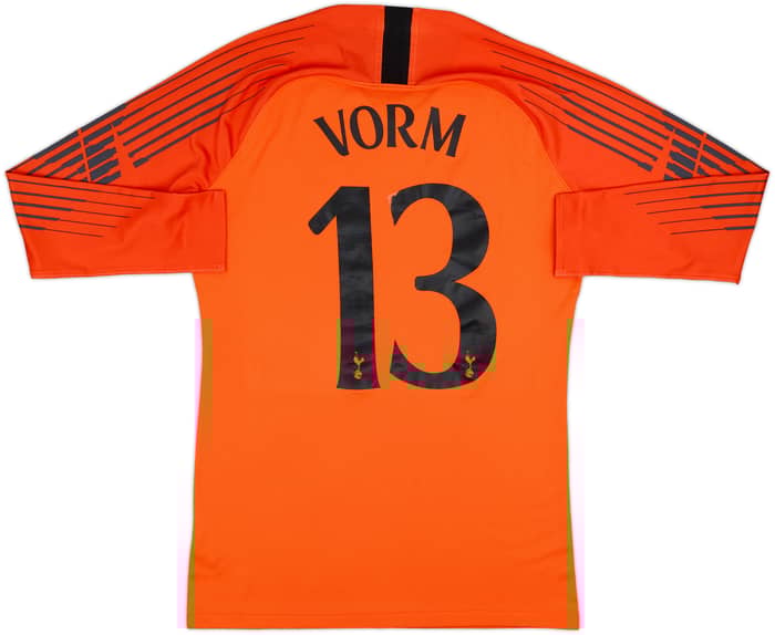 2018-19 Tottenham Authentic GK Shirt Vorm #13 - 6/10 - (L)