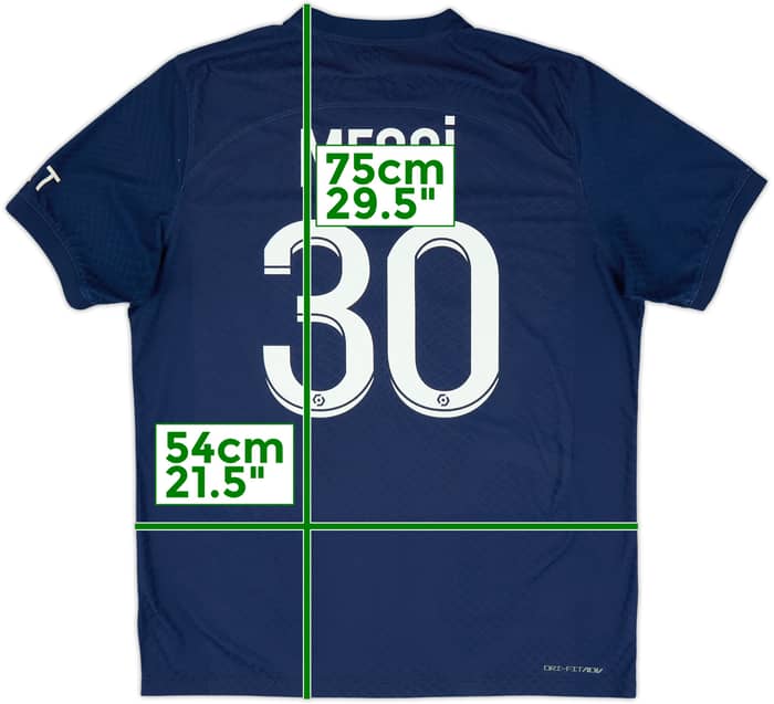 2022-23 Paris Saint-Germain Home Shirt Messi #30 - 8/10 - (L)