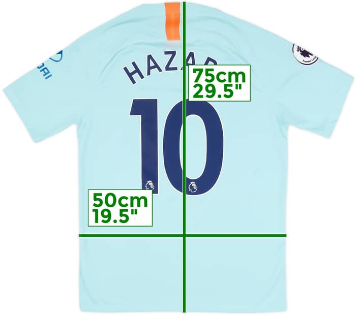 2018-19 Chelsea Third Shirt Hazard #10 - 5/10 - (M)