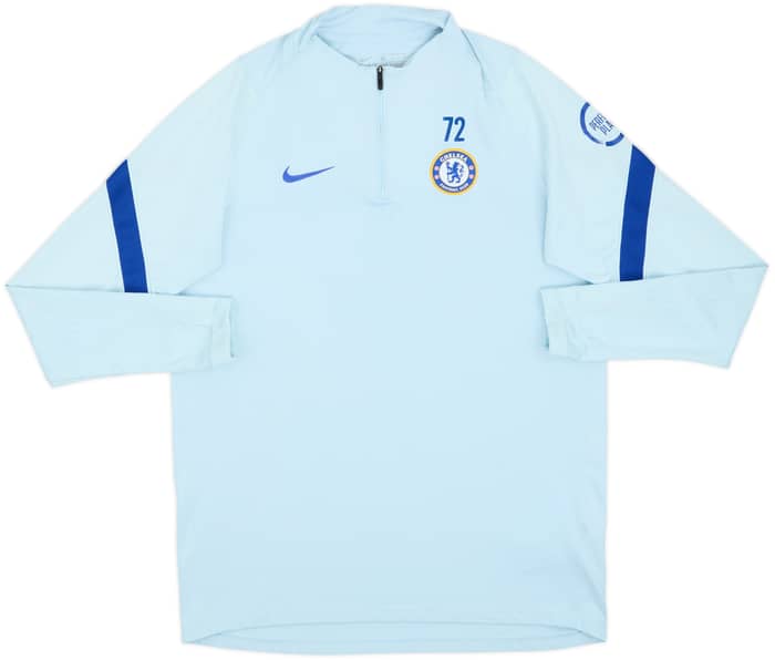 2020-21 Chelsea Player Issue Nike 1/4 Zip Training Top #72 - 7/10 - (L)