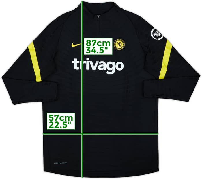 2021-22 Chelsea Nike Dri-Fit ADV 1/4 Zip Drill Top - 6/10 - (XL)