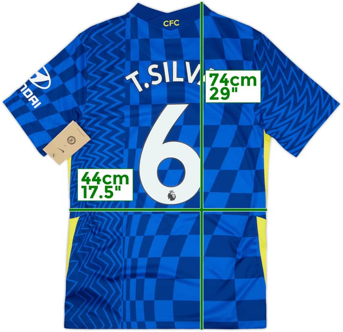 2021-22 Chelsea Home Shirt T.Silva #6 (S)