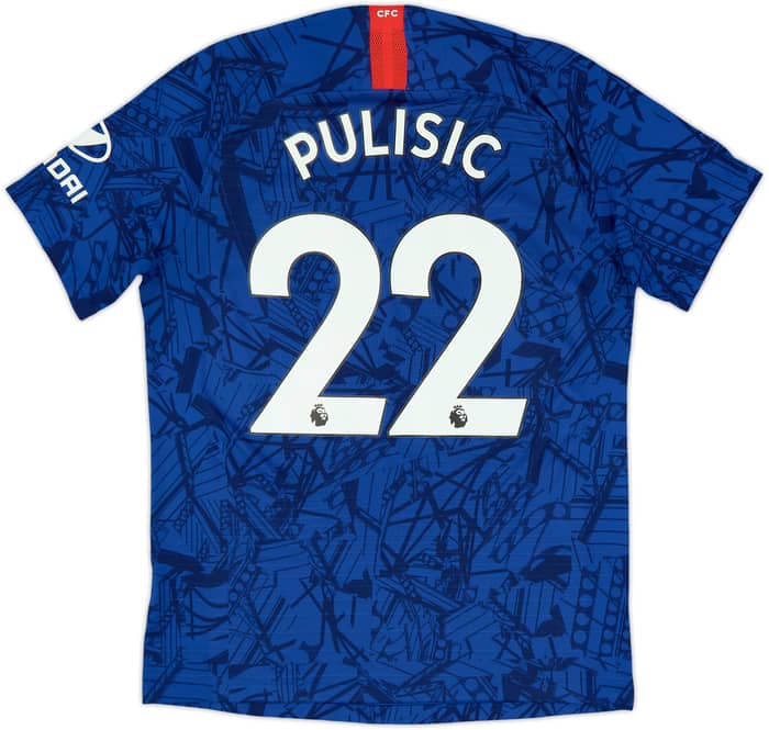 2019-20 Chelsea Authentic Home Shirt Pulisic #22 - 8/10 - (M)
