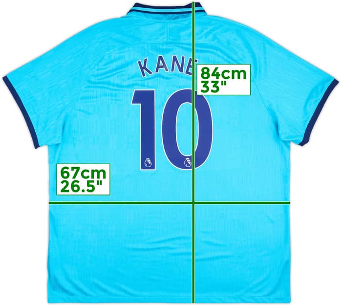2019-20 Tottenham Third Shirt Kane #10 - 8/10 - (3XL)