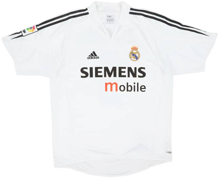 2004-05 Real Madrid Home Shirt Zidane #5 - 6/10 - (M)