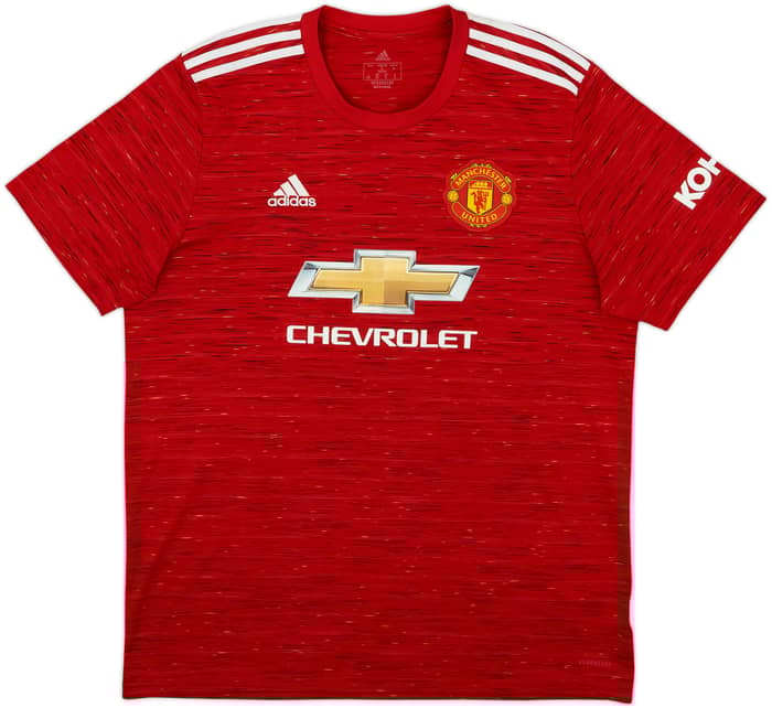 2020-21 Manchester United Home Shirt B.Fernandes #18 - 7/10 - (XL)