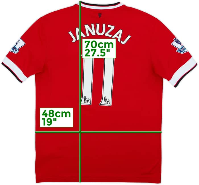 2014-15 Manchester United Home Shirt Januzaj #11 - 7/10 - (M)
