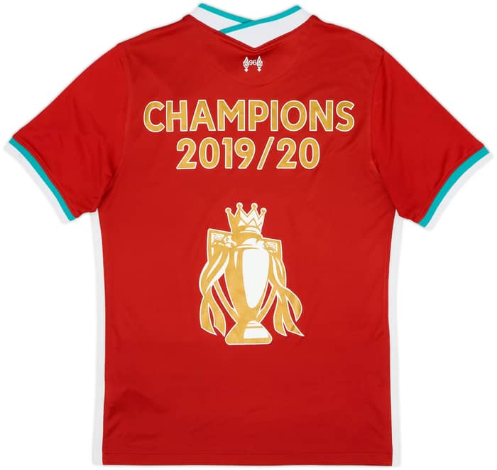 2020-21 Liverpool 'Champions' Home Shirt - 8/10 - (M)