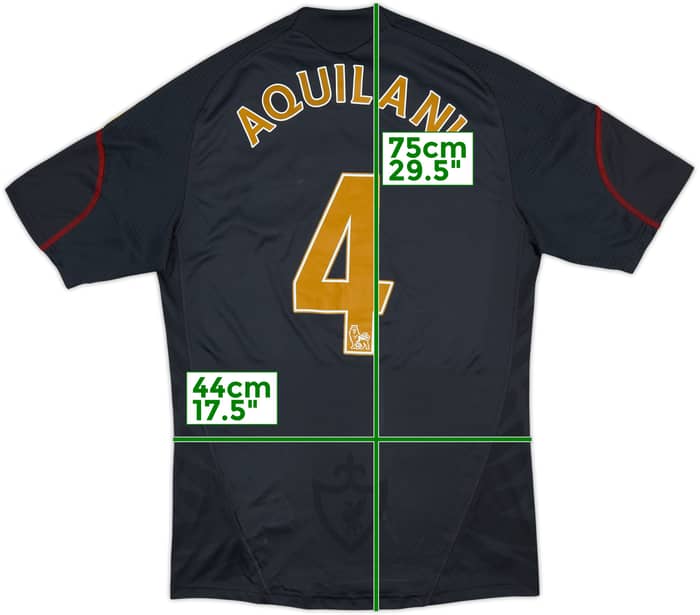 2009-10 Liverpool Away Shirt Aquilani #4 - 8/10 - (S)