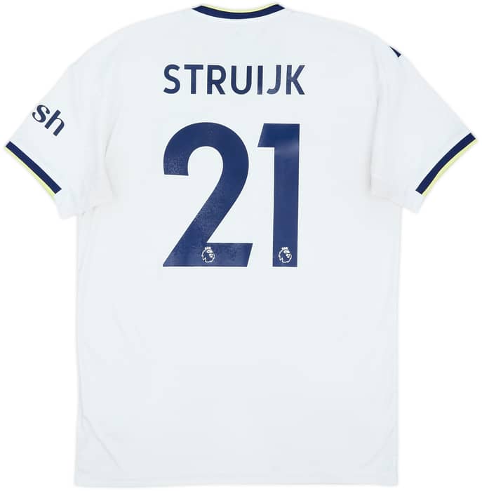 2022-23 Leeds United Home Shirt Struijk #21 - 7/10 - (M)