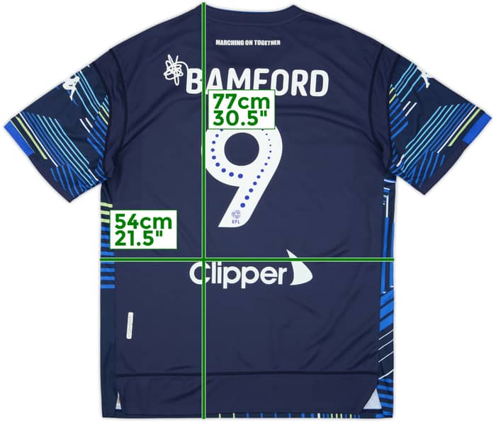 2018-19 Leeds United Away Shirt Bamford #9 - 8/10 - (XL)