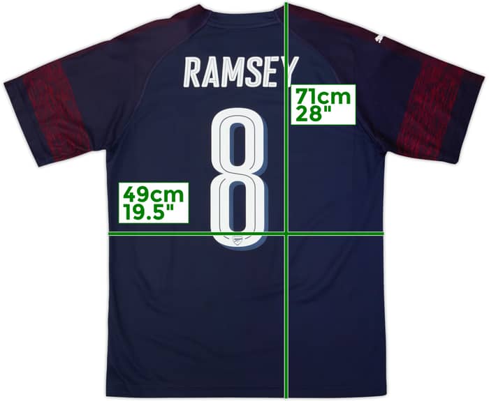 2018-19 Arsenal Away Shirt Ramsey #8 - 8/10 - (M)