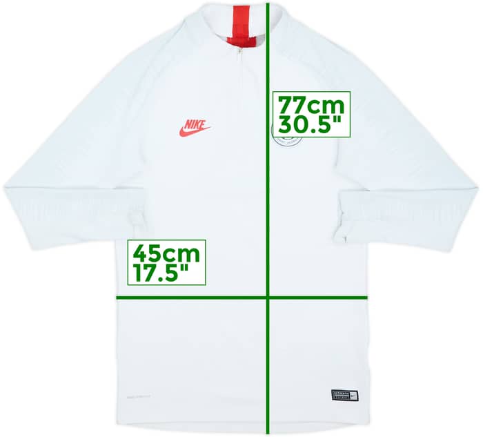 2019-20 Paris Saint-Germain Nike Vaporknit 1/4 Zip Drill Top - 6/10 - (S)