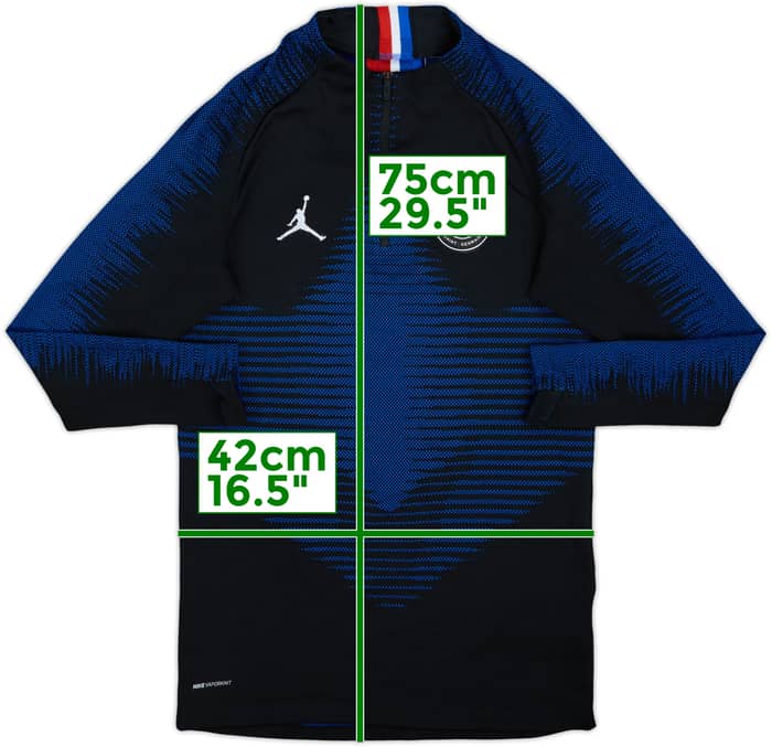 2020-21 Paris Saint-Germain Nike Vaporknit 1/4 Zip Drill Top - 8/10 - (S)