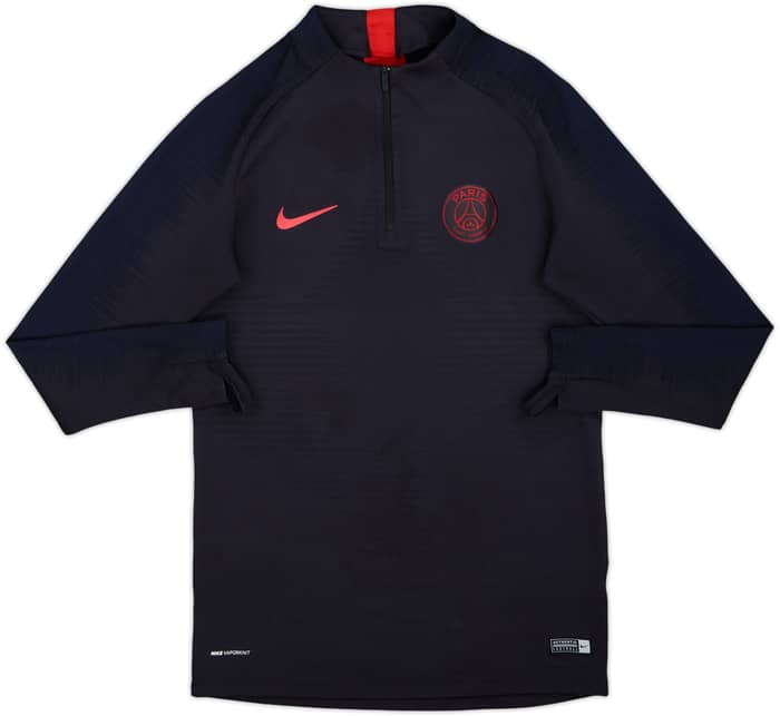 2019-20 Paris Saint-Germain Nike Vaporknit 1/4 Zip Drill Top - 9/10 - (S)
