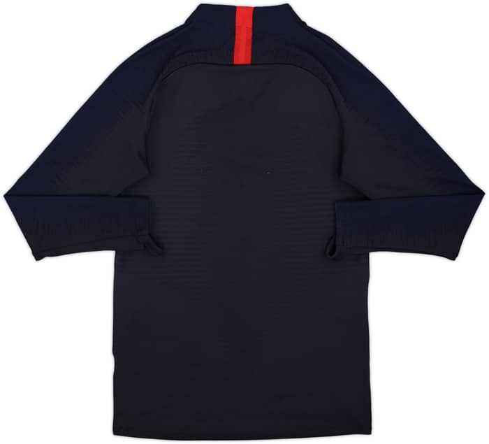 2019-20 Paris Saint-Germain Nike Vaporknit 1/4 Zip Drill Top - 9/10 - (S)