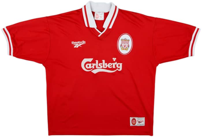 1996-98 Liverpool Home Shirt Fowler #9 - 6/10 - (L)
