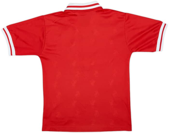 1996-98 Liverpool Home Shirt - 8/10 - (L.Boys)