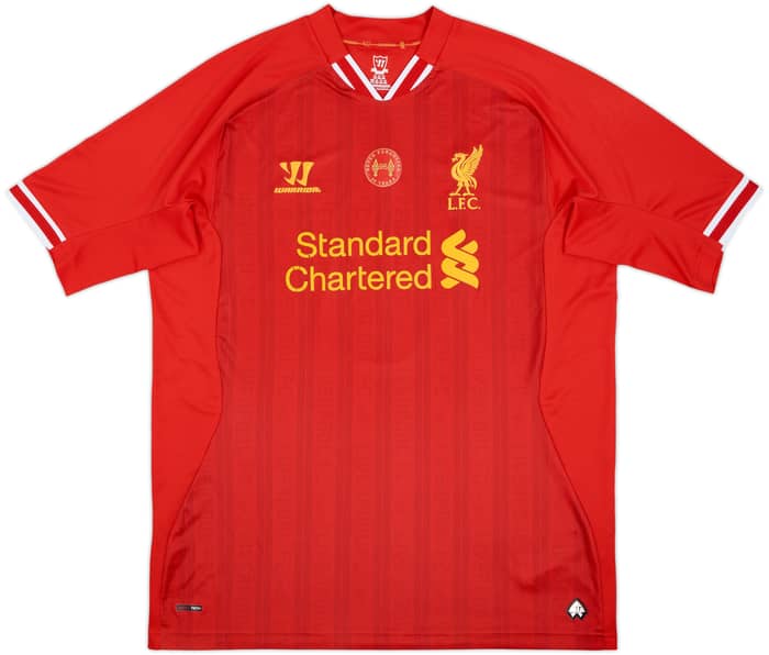 2013-14 Liverpool Home Shirt Gerrard #8 - 7/10 - (XXL)