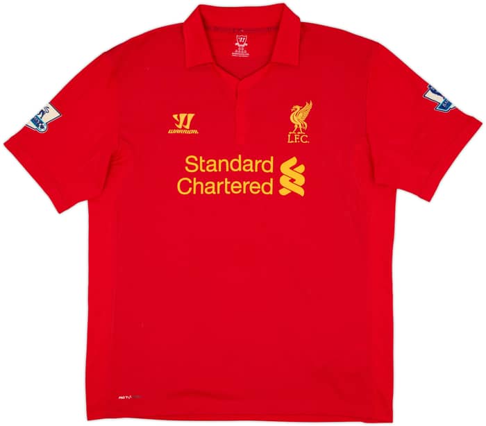 2012-13 Liverpool Home Shirt Gerrard #8 - 8/10 - (XXL)