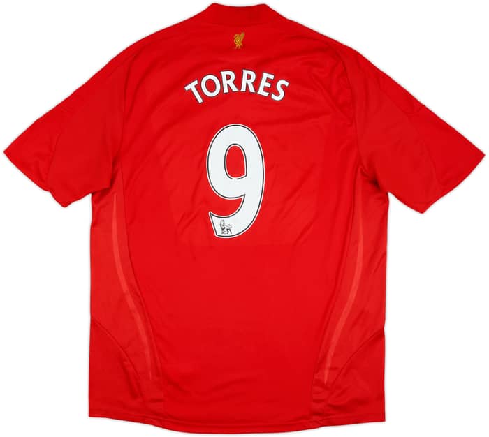 2008-10 Liverpool Home Shirt Torres #9 - 6/10 - (XL)
