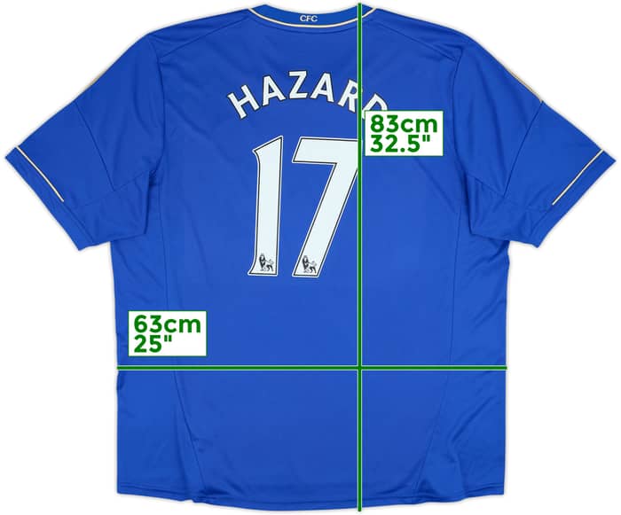 2012-13 Chelsea Home Shirt Hazard #17 - 8/10 - (XXL)