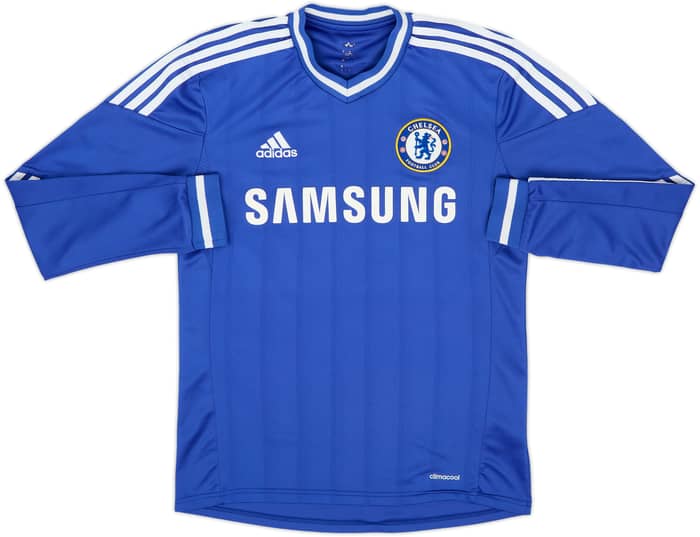 2013-14 Chelsea Home L/S Shirt Hazard #17 - 8/10 - (S)