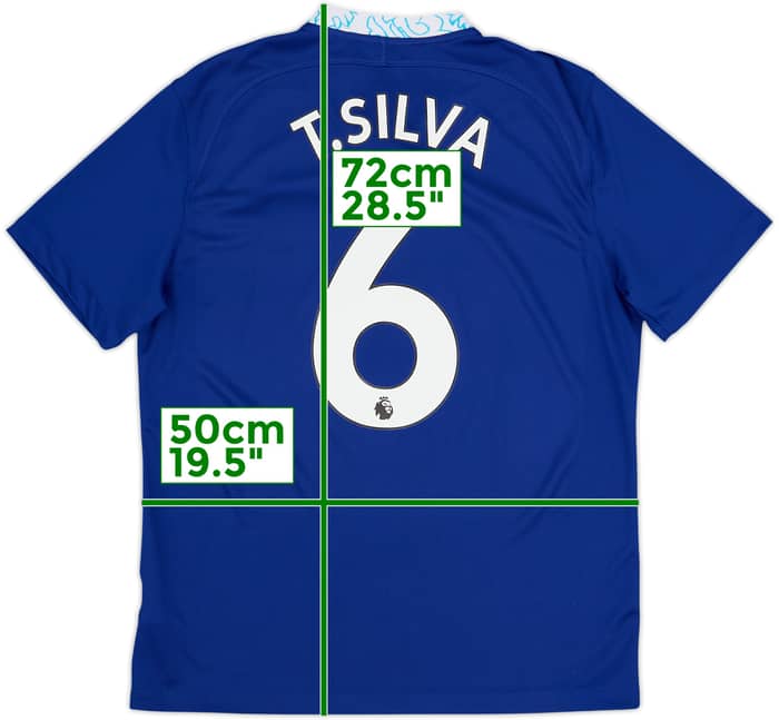 2022-23 Chelsea Home Shirt T.Silva #6 - 8/10 - (M)