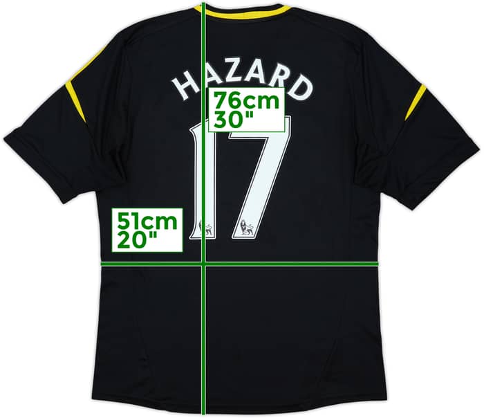 2012-13 Chelsea Third Shirt Hazard #17 - 8/10 - (L)