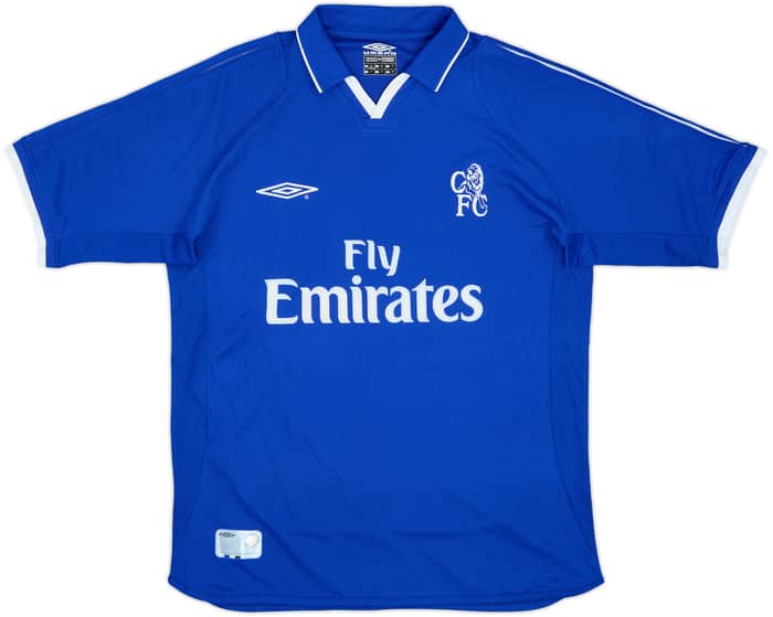 2001-03 Chelsea Home Shirt Zola #25 - 10/10 - (M)