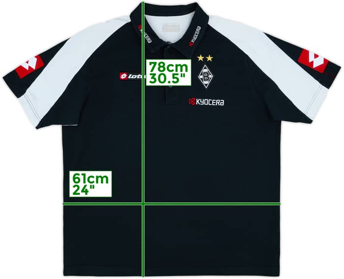 2006-07 Borussia Monchengladbach Lotto Polo Shirt - 9/10 - (XXL)