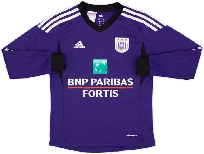 2013-14 Anderlecht Home L/S Shirt #21 - 10/10 - (S.Boys)