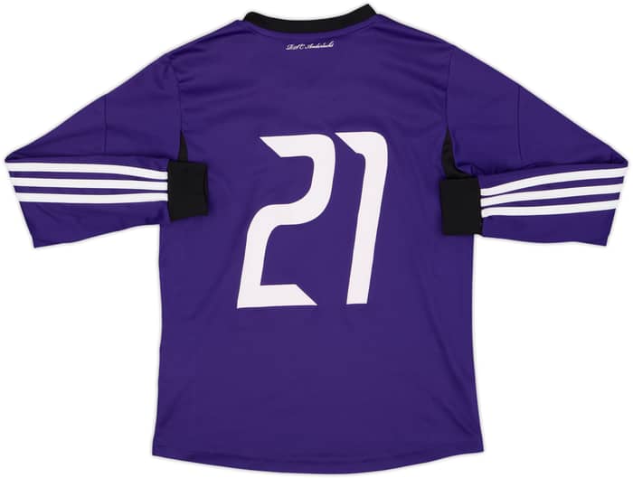 2013-14 Anderlecht Home L/S Shirt #21 - 10/10 - (S.Boys)