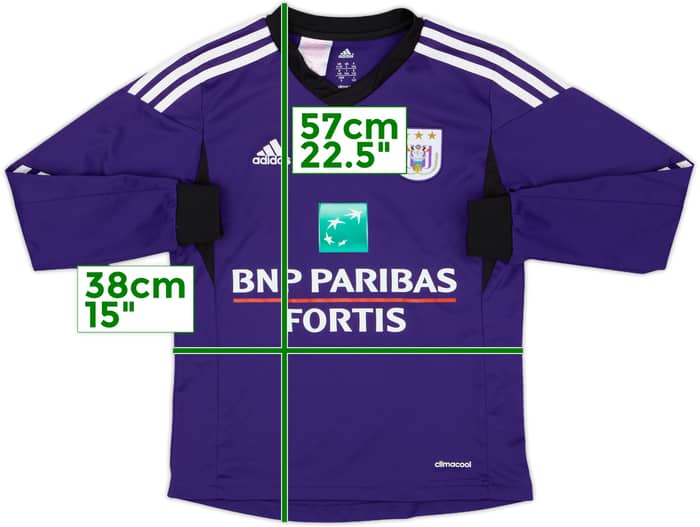 2013-14 Anderlecht Home L/S Shirt #21 - 10/10 - (S.Boys)