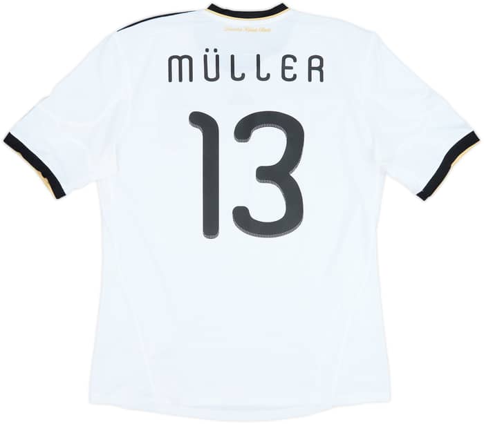 2010-11 Germany Home Shirt Muller #13 - 5/10 - (XL)
