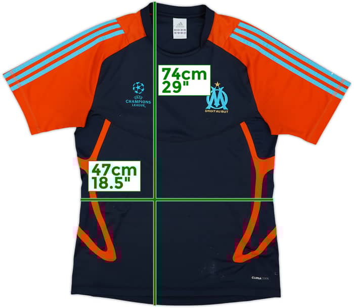 2011-12 Marseille adidas CL Training Shirt - 6/10 - (M/L)