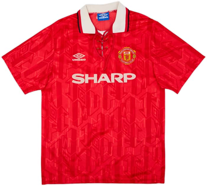 1992-94 Manchester United Home Shirt - 5/10 - (L)