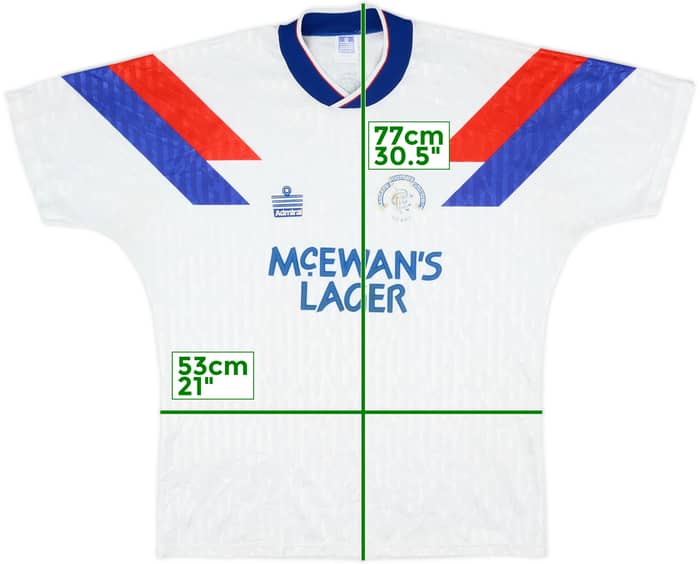 1990-92 Rangers Away Shirt - 5/10 - (L)