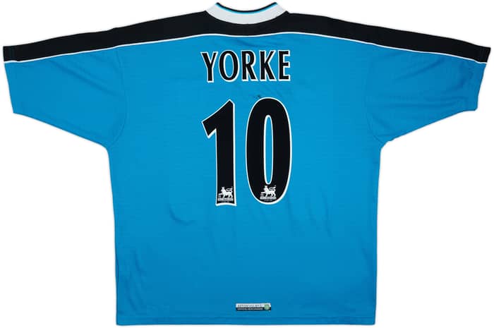 1998-99 Aston Villa Away Shirt Yorke #10 - 6/10 - (XXL)