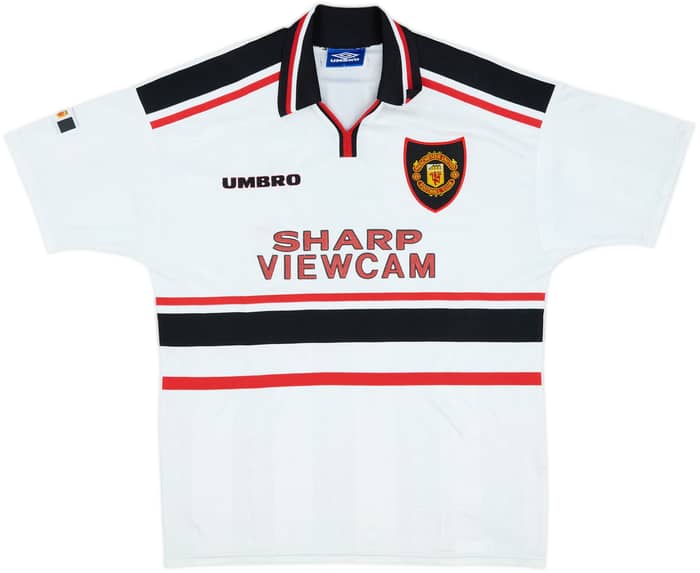 1997-99 Manchester United Away Shirt Beckham #7 - 7/10 - (L)