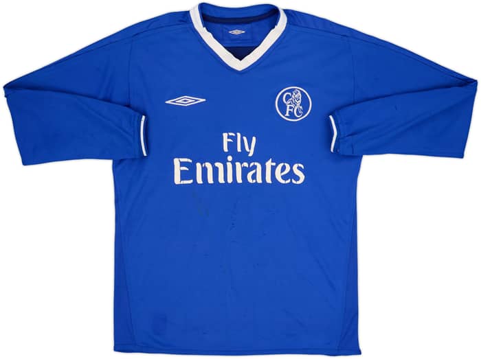 2003-05 Chelsea Home L/S Shirt - 5/10 - (S)