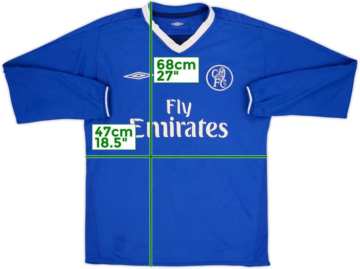 2003-05 Chelsea Home L/S Shirt - 5/10 - (S)