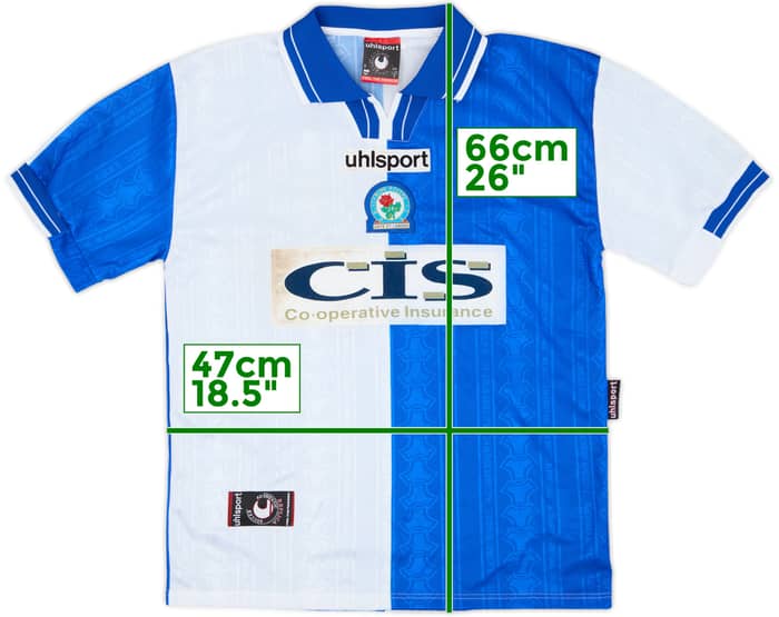 1998-99 Blackburn Home Shirt - 5/10 - (S)