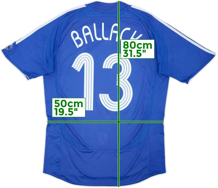 2006-08 Chelsea Home Shirt Ballack #13 - 6/10 - (XL)