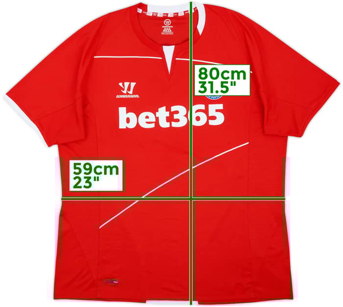 2014-15 Stoke City Warrior Training Shirt - 6/10 - (XXL)