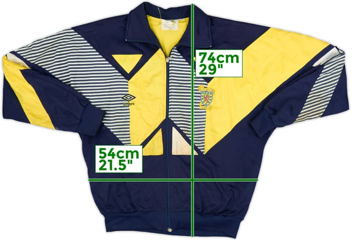 1991-93 Scotland Umbro Track Jacket - 7/10 - (L)