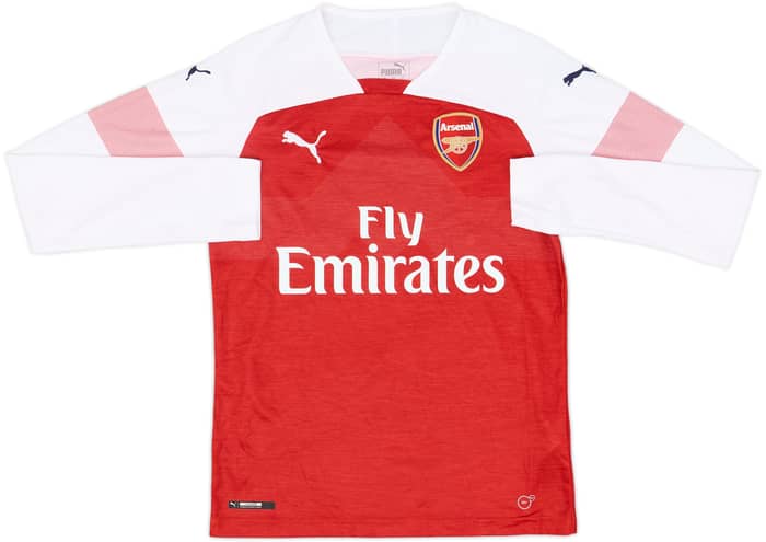 2018-19 Arsenal Home L/S Shirt Ozil #10 - 9/10 - (S)