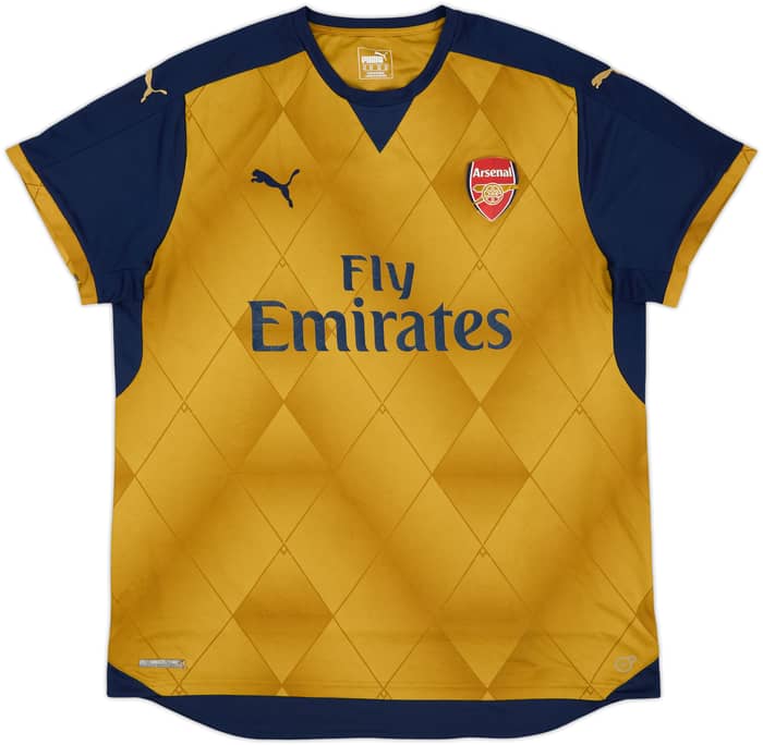 2015-16 Arsenal Away Shirt Arteta #8 - 6/10 - (XXL)
