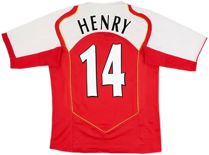 2004-05 Arsenal Home Shirt Henry #14 - 7/10 - (L)